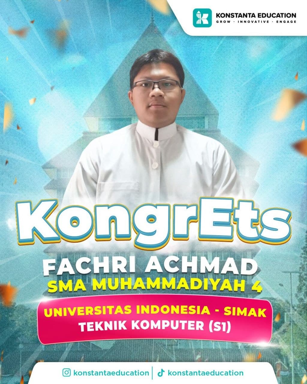 Poster achievement Fachri Ahmad