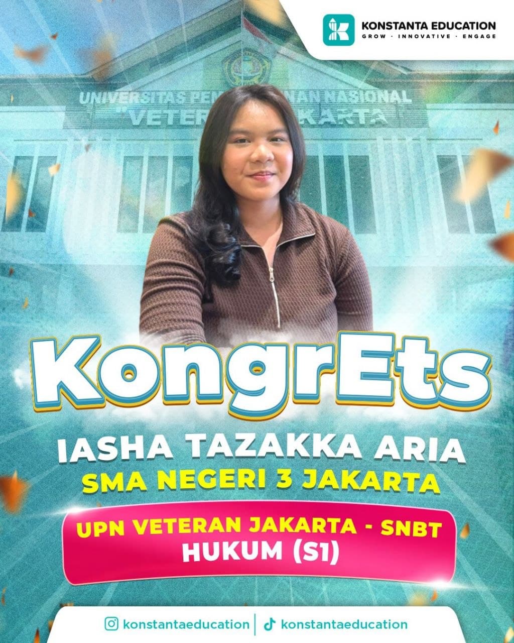 Poster achievement Iasha Tazakka Aria