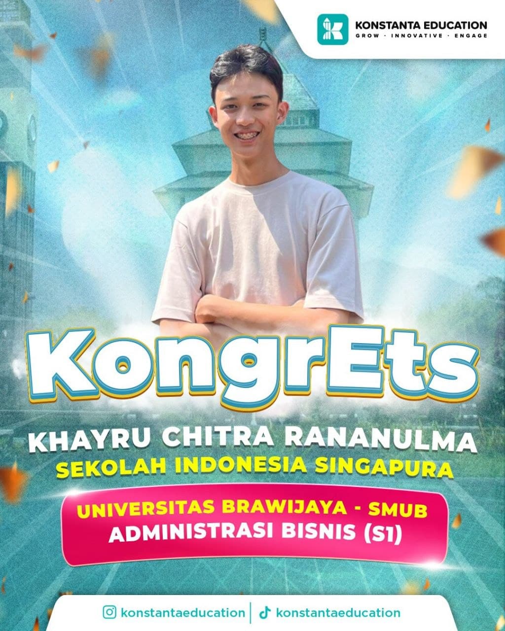 Poster achievement Khayru Chitra Rananulma