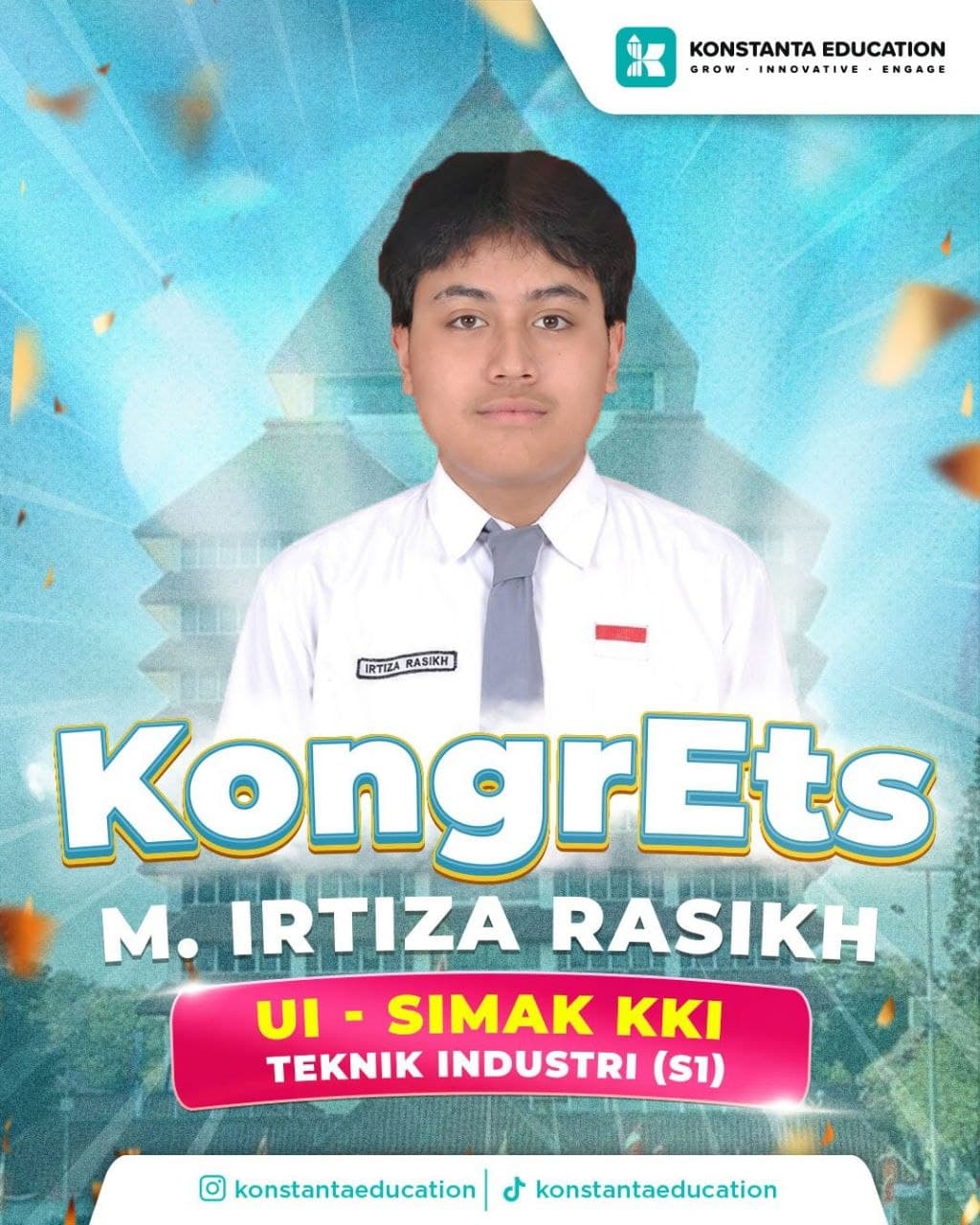 Poster achievement M. Irtiza Rasikh