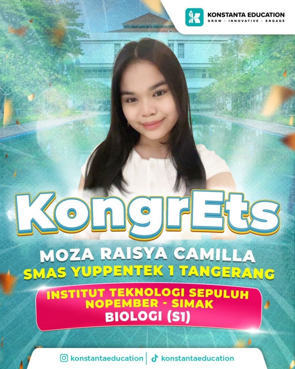 Poster achievement Moza Raisya Camilla