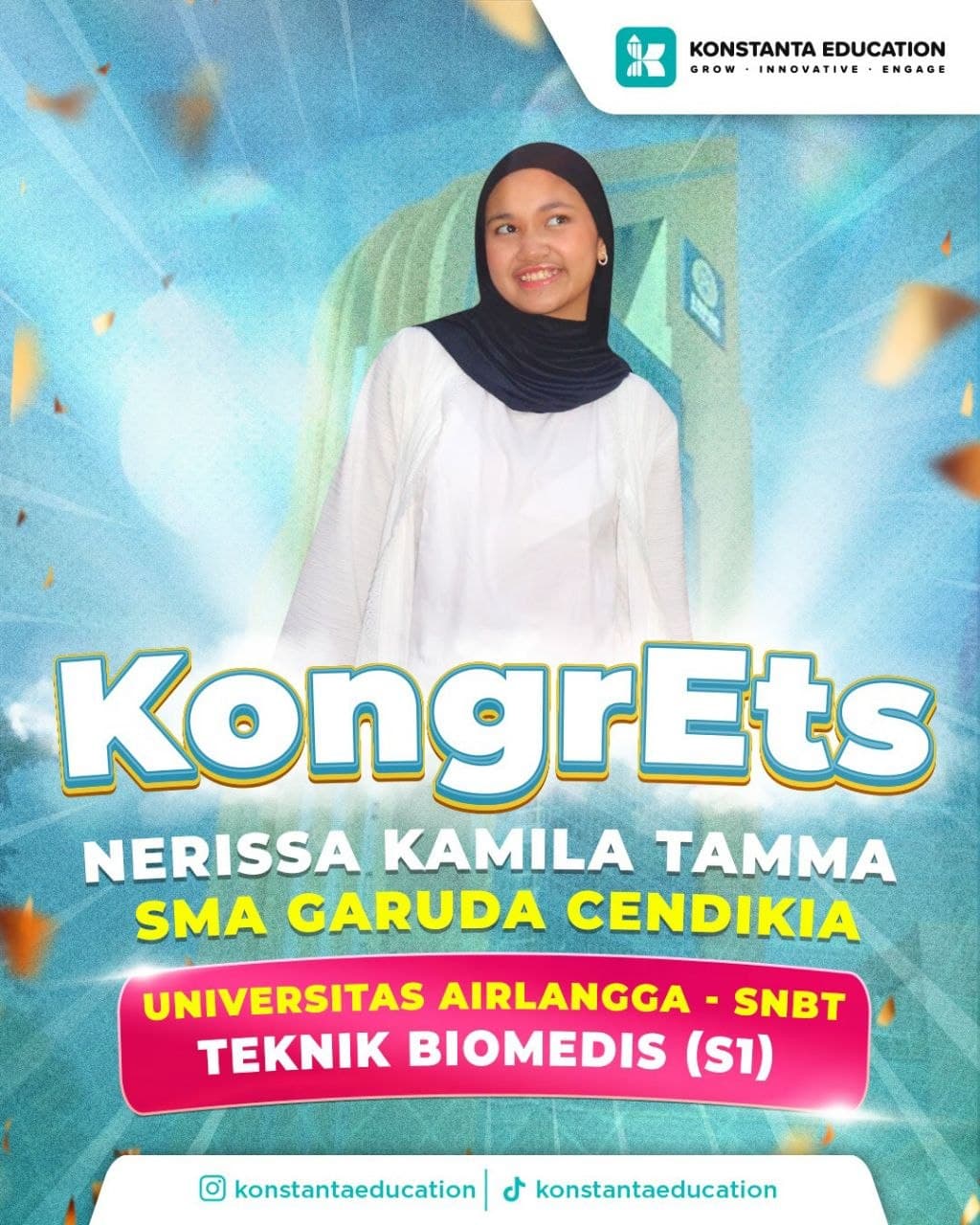 Poster achievement Nerissa Kamila Tamma