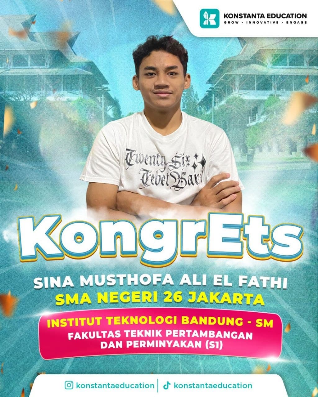 Poster achievement Sina Musthofa Ali El Fathi