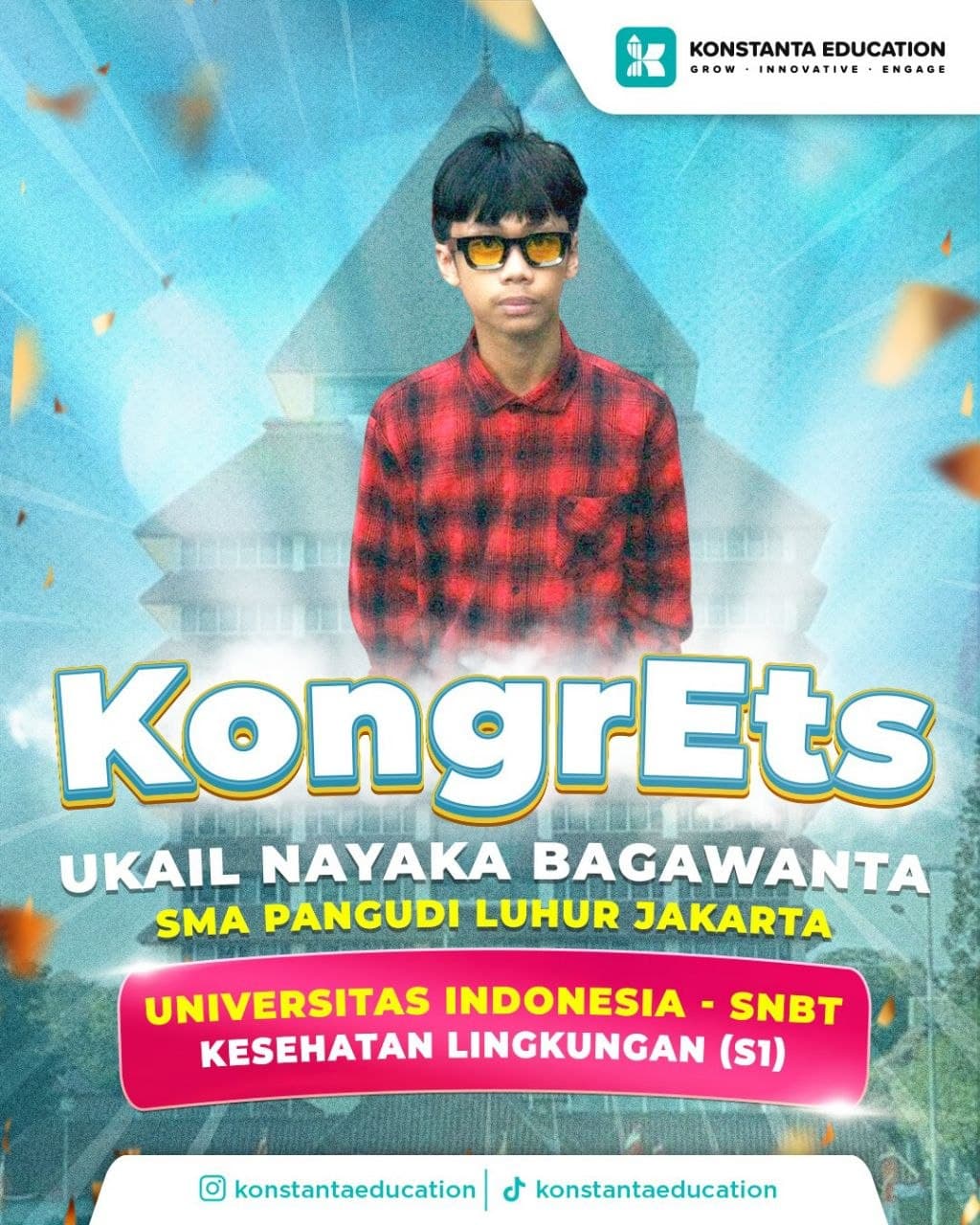 Poster achievement Ukail Nayaka Bagawanta
