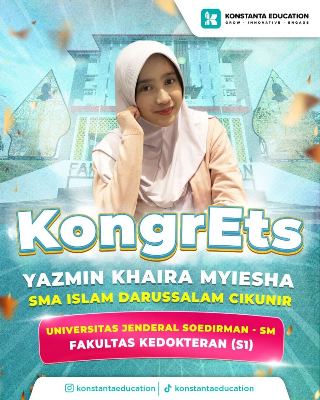 Poster achievement Yazmin Khaira Myiesha