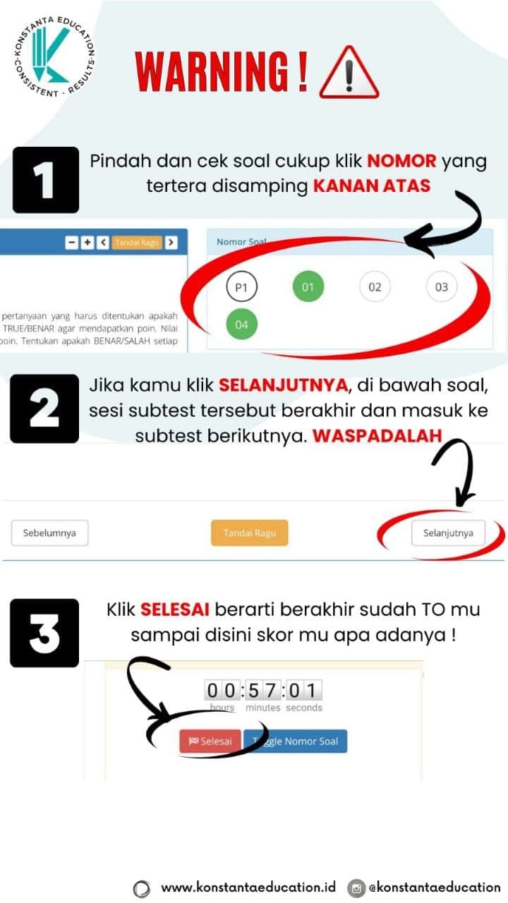 Panduan Try Out Konstanta Education